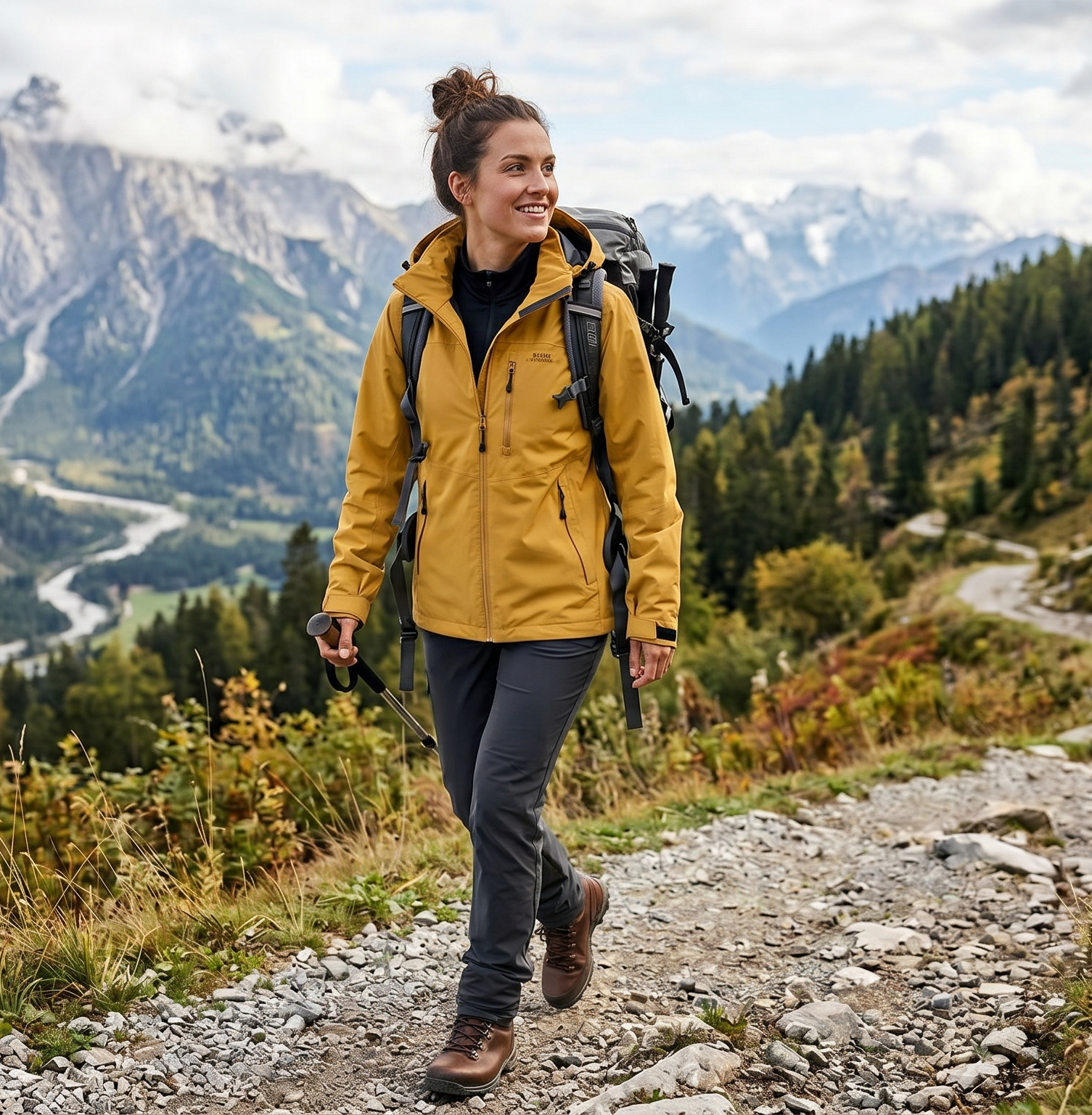 Wetterfeste Damen-Outdoorjacke